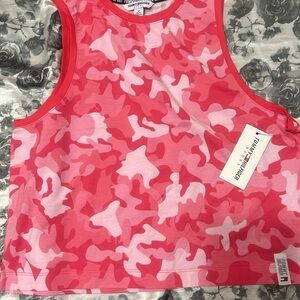 Pink Camouflage Tank Top